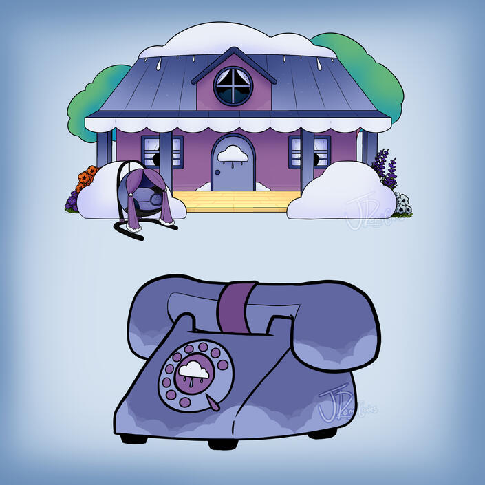 Cloud House and Phone Designs