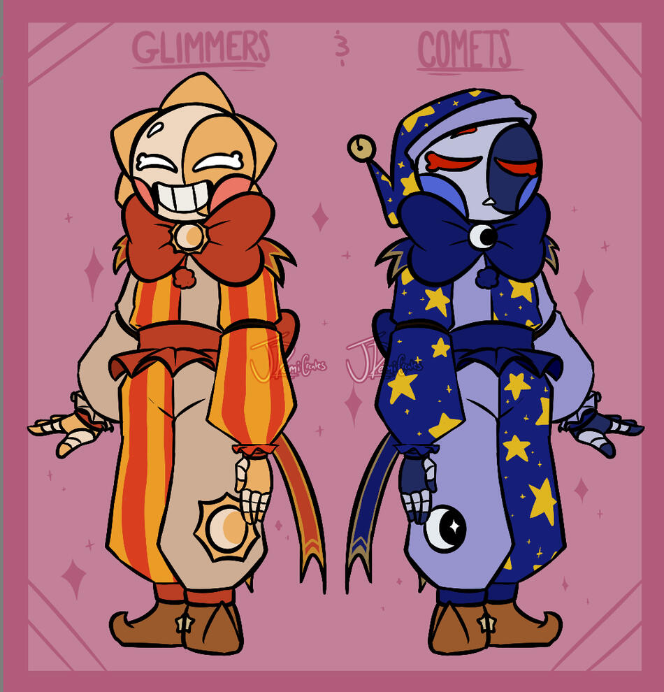 Theme Park Helper Bots (Sundrop amd Moondrop from FNAF Security Breach)